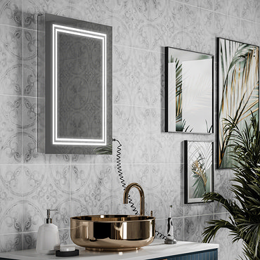 HIB Boundary 50 LED Ambient Rectangular Mirror
