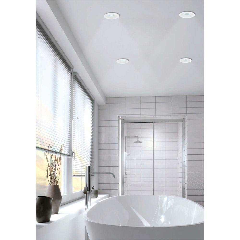 HIB Calibre Round Recessed LED Showerlight - Cool White - 5970