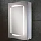 HIB Cosmic LED Demisting Aluminium Mirror Cabinet - 43400 Large Image