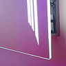 HIB Dimension 60 Bluetooth LED Illuminated Aluminium Mirror Cabinet - 54600  Profile Large Image
