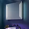HIB Dimension 80 Bluetooth LED Illuminated Aluminium Mirror Cabinet - 54700 Large Image