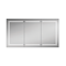 HIB Edge 120 LED Illuminated Aluminium Mirror Cabinet