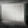 HIB Edge 120 LED Illuminated Aluminium Mirror Cabinet