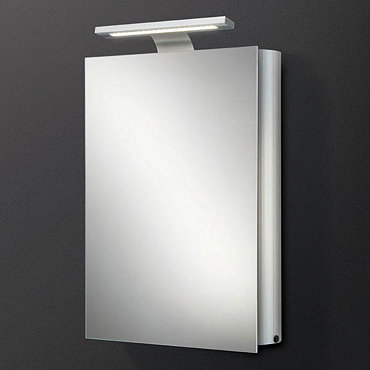 HIB Electron LED Aluminium Mirror Cabinet - 42600  Profile Large Image