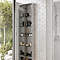 HIB Eris 30 Aluminium Mirror Cabinet
