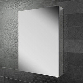 HIB Eris 50 Aluminium Mirror Cabinet - 45100 Large Image