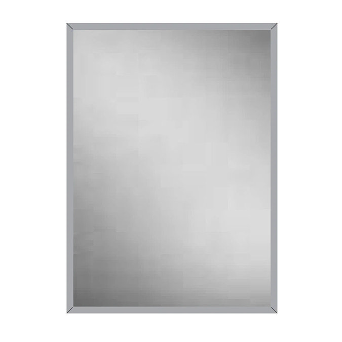 HIB Essence 50 Recessed Aluminium Mirror Cabinet - 51000 Profile Large Image