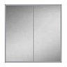 HIB Essence 80 Recessed Aluminium Mirror Cabinet - 51200  Profile Large Image