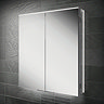 HIB Ether 60 LED Illuminated Aluminium Mirror Cabinet