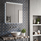 HIB Ether 60 LED Illuminated Aluminium Mirror Cabinet