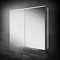 HIB Ether 80 LED Illuminated Aluminium Mirror Cabinet