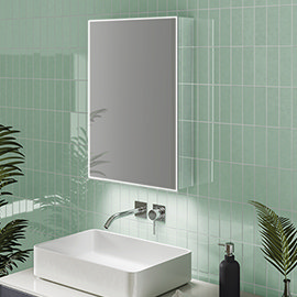 HIB Exos 50 LED Illuminated Mirror Cabinet - 53500 Medium Image