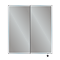 HIB Exos 80 LED Illuminated Mirror Cabinet