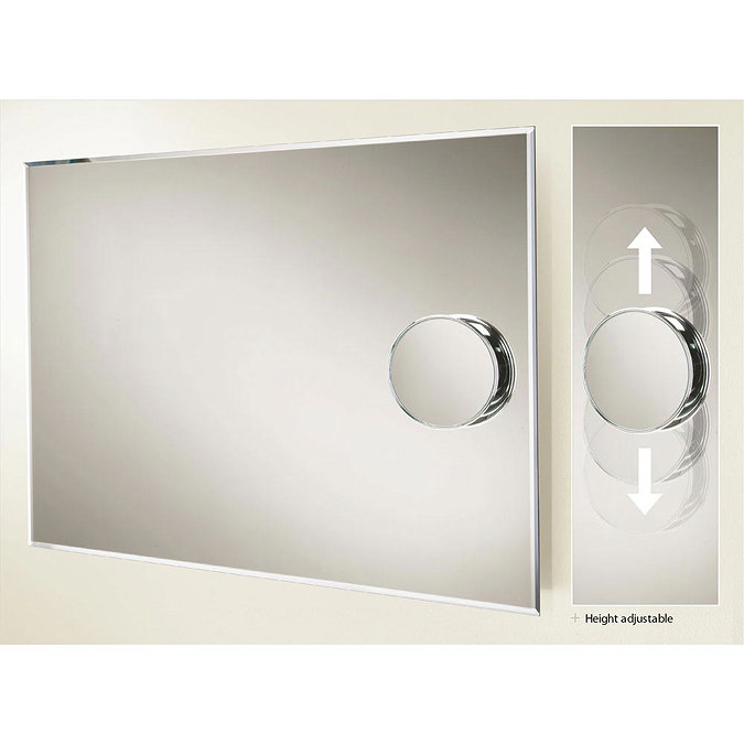 HIB Focal Rectangular Mirror with Magnetic Magnifying Mirror - 61014095  Profile Large Image