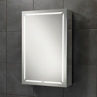HIB Groove 50 Bluetooth LED Illuminated Mirror Cabinet - 48400  Profile Large Image