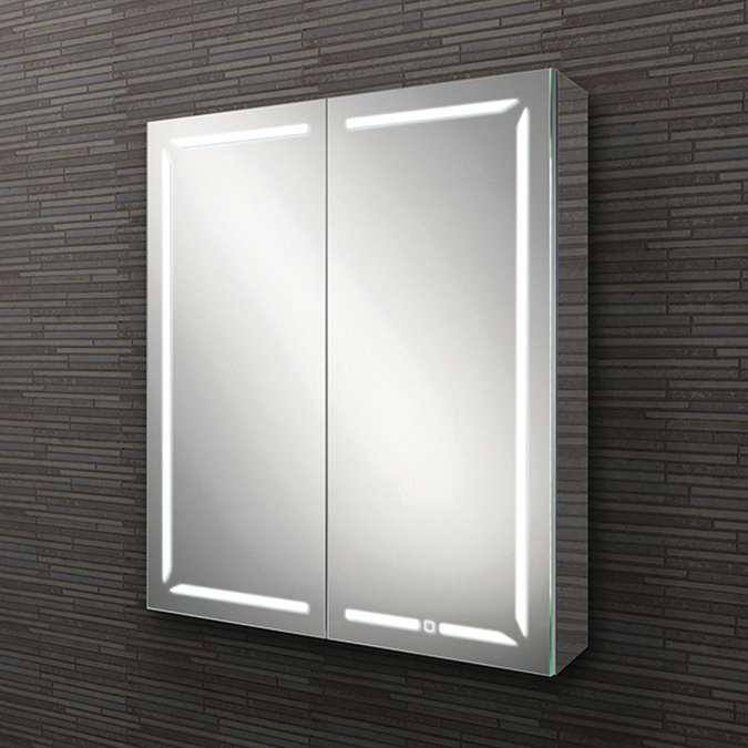 HIB Groove 60 Bluetooth LED Illuminated Mirror Cabinet - 48500 Large Image