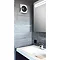 HIB Hush Wall Mounted Bathroom Fan with Timer - Matt Silver - 31700  Profile Large Image