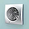 HIB Hush Wall Mounted Bathroom Fan with Timer - Matt Silver - 31700 Large Image