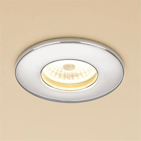 HIB Infuse Chrome Fire Rated LED Showerlight - Warm White - 5940 Large Image