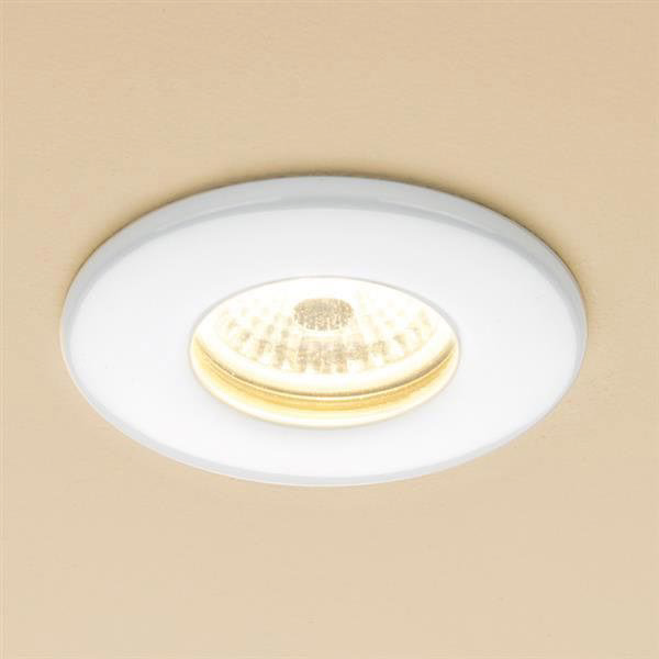 HIB Infuse White Fire Rated LED Showerlight - Warm White - 5920 Large Image