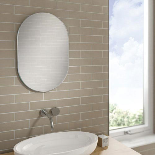 HIB Jessica Bathroom Mirror - 76100000  Profile Large Image