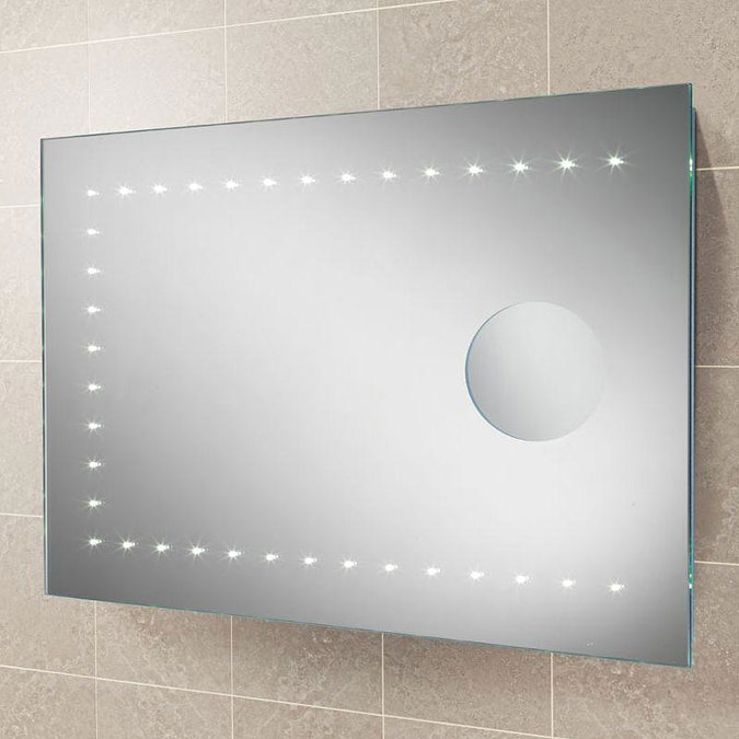HIB Mileto LED Mirror with Magnifying Mirror - 77409000 Large Image