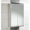 HIB - Mini Visnu Mirror/Stainless Steel Cabinet - 1044020 Large Image