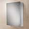 HIB Nimbus 50 LED Demisting Aluminium Mirror Cabinet - 45800 Large Image