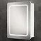 HIB Orlando LED Gloss White Mirror Cabinet - 9102300 Large Image