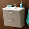HIB - Palamas Wall Hung 600mm Unit with Basin - Calico - PAL-WH-CAL Large Image