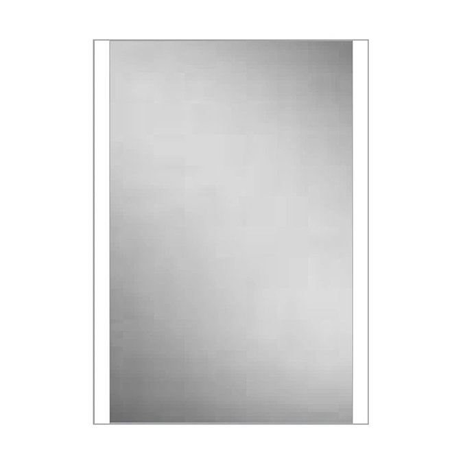 HIB Paragon 50 LED Illuminated Aluminium Mirror Cabinet - 51800 Profile Large Image
