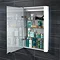 HIB Parity Recessed Fluorescent Aluminium Mirror Cabinet - 44200  Profile Large Image
