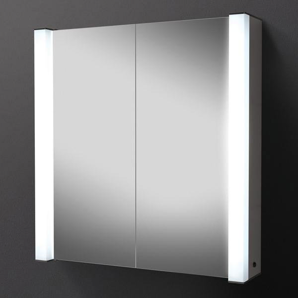 HIB Photec Fluorescent Aluminium Mirror Cabinet - 43200 Large Image