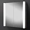 HIB Photec Fluorescent Aluminium Mirror Cabinet - 43200 Large Image