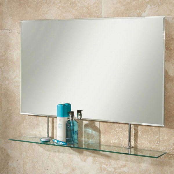 HIB Sati Rectangular Bathroom Mirror w/ Shelf At Victorian Plumbing