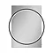 HIB Solas 50 LED Illuminated Mirror (Matt Black Frame) - 79520500 Profile Large Image