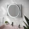 HIB Solas 50 LED Illuminated Mirror (Matt Black Frame) - 79520500 Feature Large Image