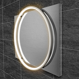 HIB Solas 60 LED Illuminated Mirror (Chrome Frame) - 79510600 Medium Image