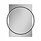 HIB Solas 60 LED Illuminated Mirror (Matt Black Frame) - 79520600  Profile Large Image