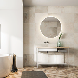 HIB Sphere 80 LED Ambient Round Mirror