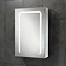 HIB Stratus 50 LED Demisting Aluminium Mirror Cabinet - 46800 Large Image
