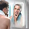 HIB Stratus 60 LED Demisting Aluminium Mirror Cabinet - 46900 Feature Large Image