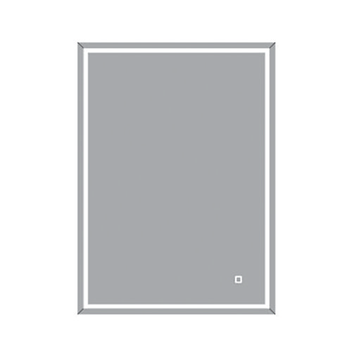 HIB Vanquish 50 Recessed LED Aluminium Mirror Cabinet