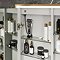 HIB Vanquish 80 Recessed LED Aluminium Mirror Cabinet
