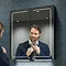 HIB Vapor 50 LED Illuminated Aluminium Mirror Cabinet - 51400 Profile Large Image