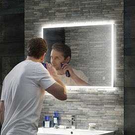 HIB Vega 80 LED Ambient Rectangular Mirror