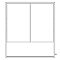 HIB Verve 80 LED Illuminated Mirror Cabinet