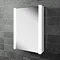 HIB Vita 50 LED Aluminium Mirror Cabinet - 45600 Large Image