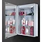 HIB Vogue LED Demisting Aluminium Mirror Cabinet - 42900  Profile Large Image