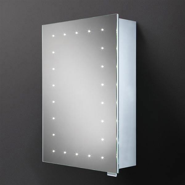HIB Vogue LED Demisting Aluminium Mirror Cabinet - 42900 Large Image
